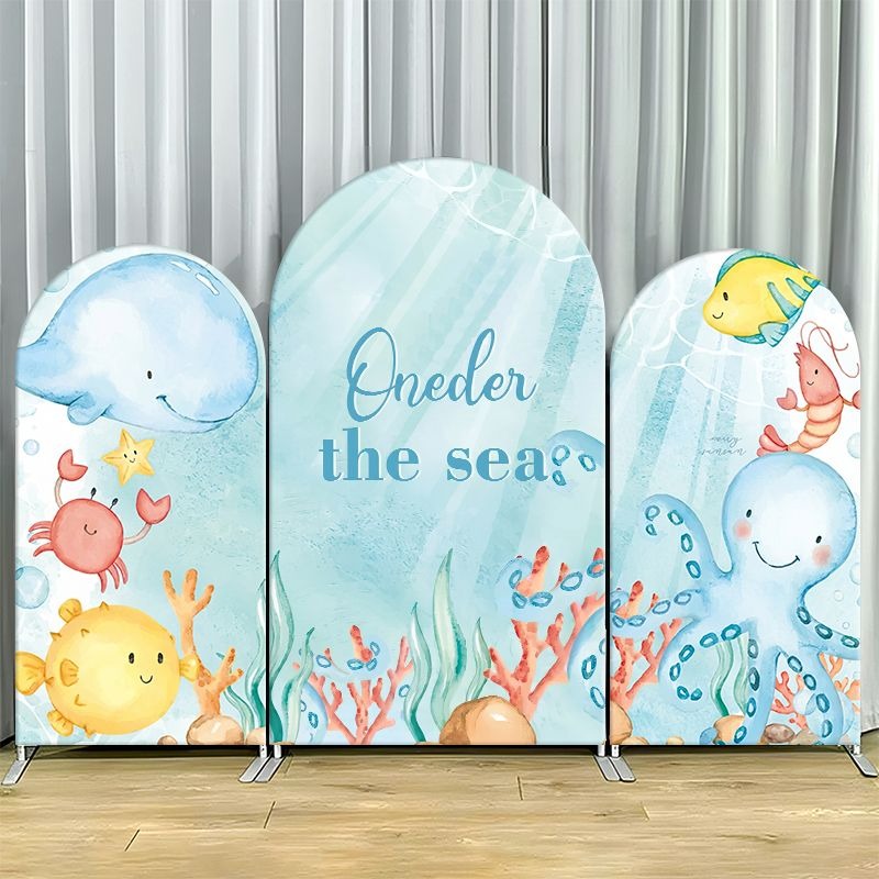 Marine Coral - Fondo de Arco de una Sola