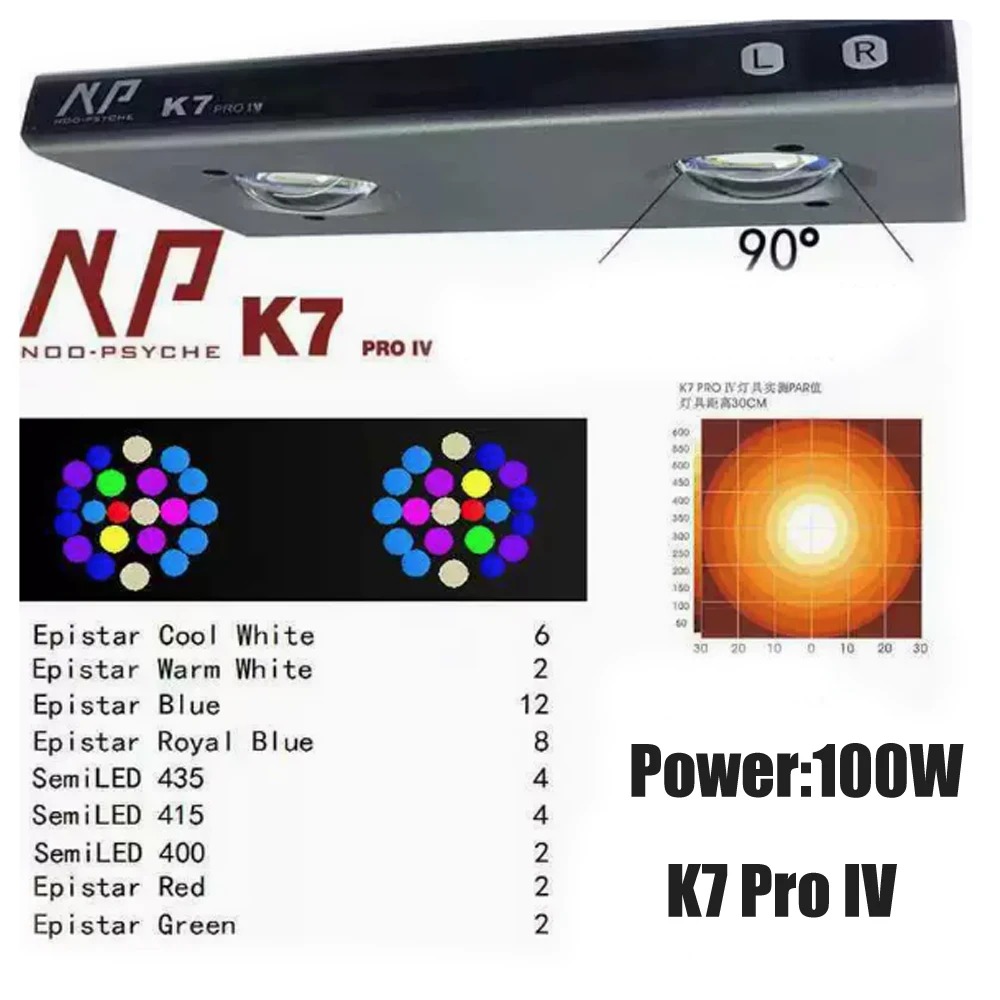 Reef Aquarium - Lámpara LED para acuario de agua