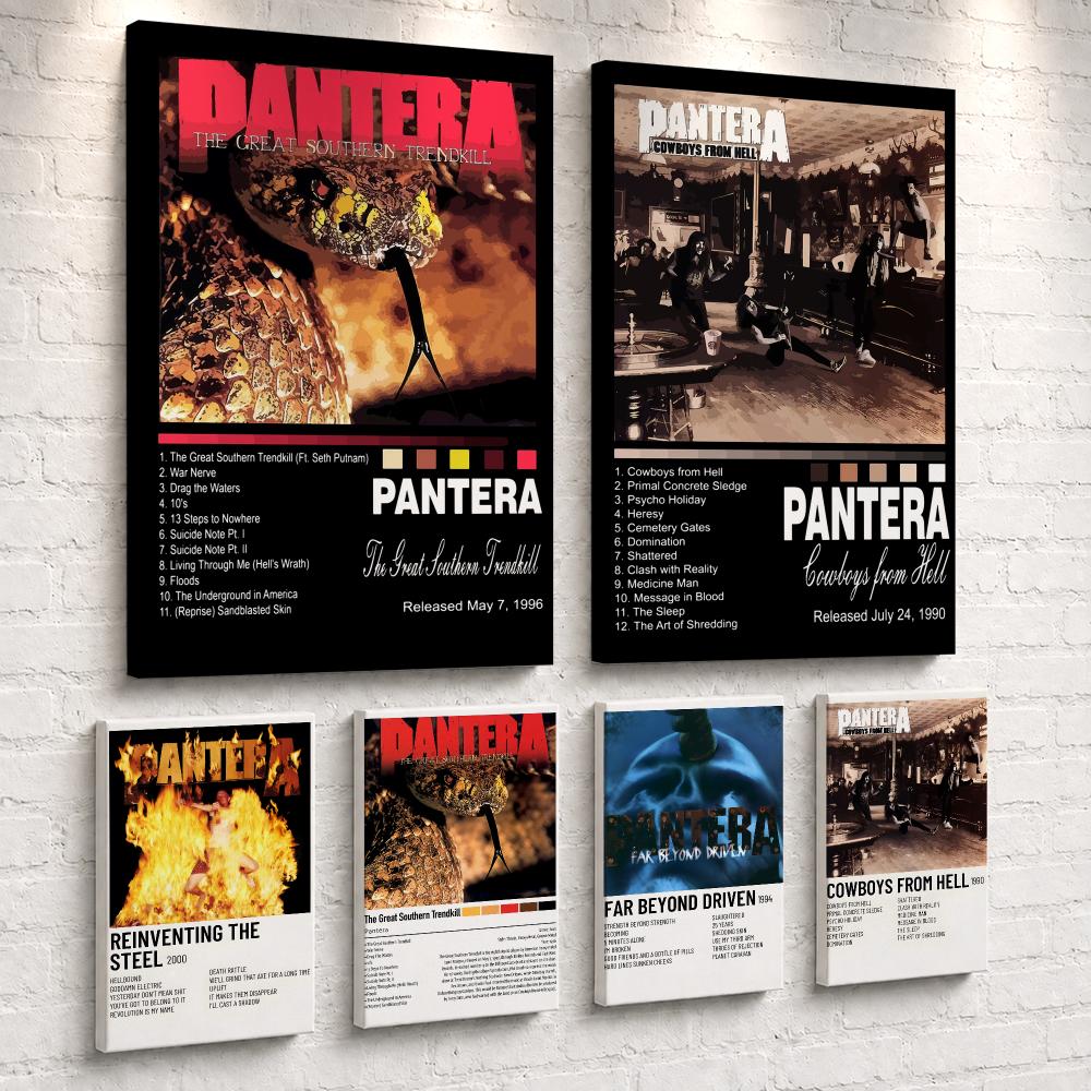 Live Rock - Póster de Lienzo Enmarcado de la