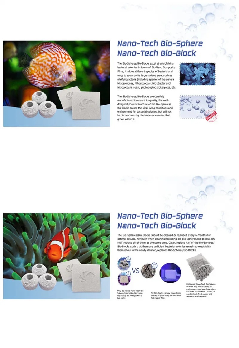 Bloques Biológicos Nano Tech p - Marine Aquarium Cube reseña y precio