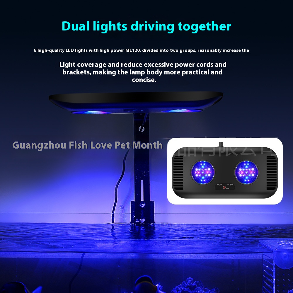 Lámpara Marina Jebao con WiFi, - Reef Lighting reseña y precio