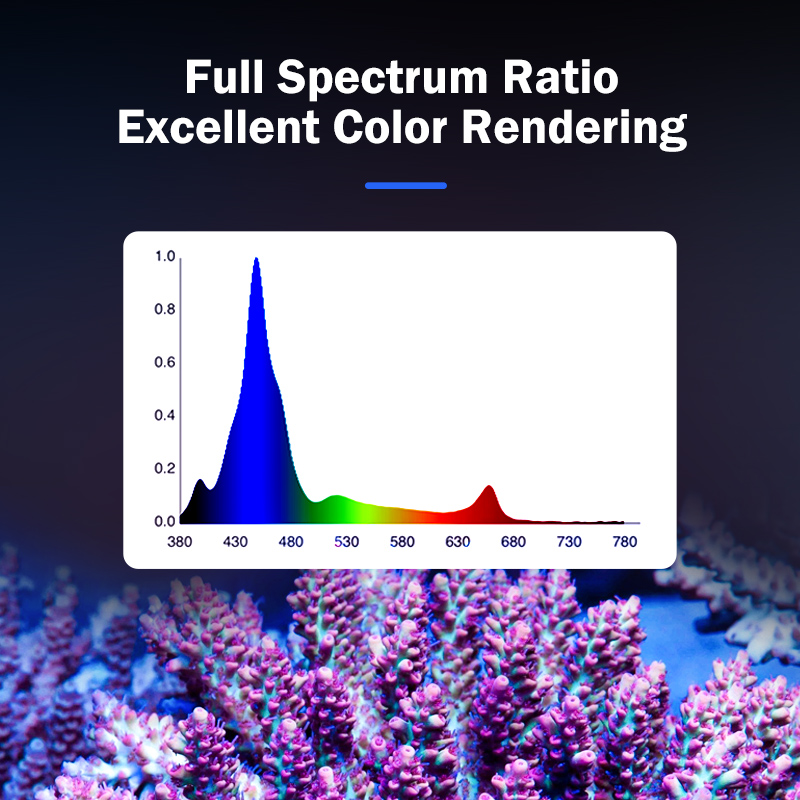 Lámpara LED de espectro comple - Reef Aquarium reseña y precio