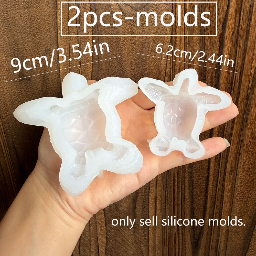 2 moldes de silicona de tortug - Marine Aquarium Epoxy reseña y precio