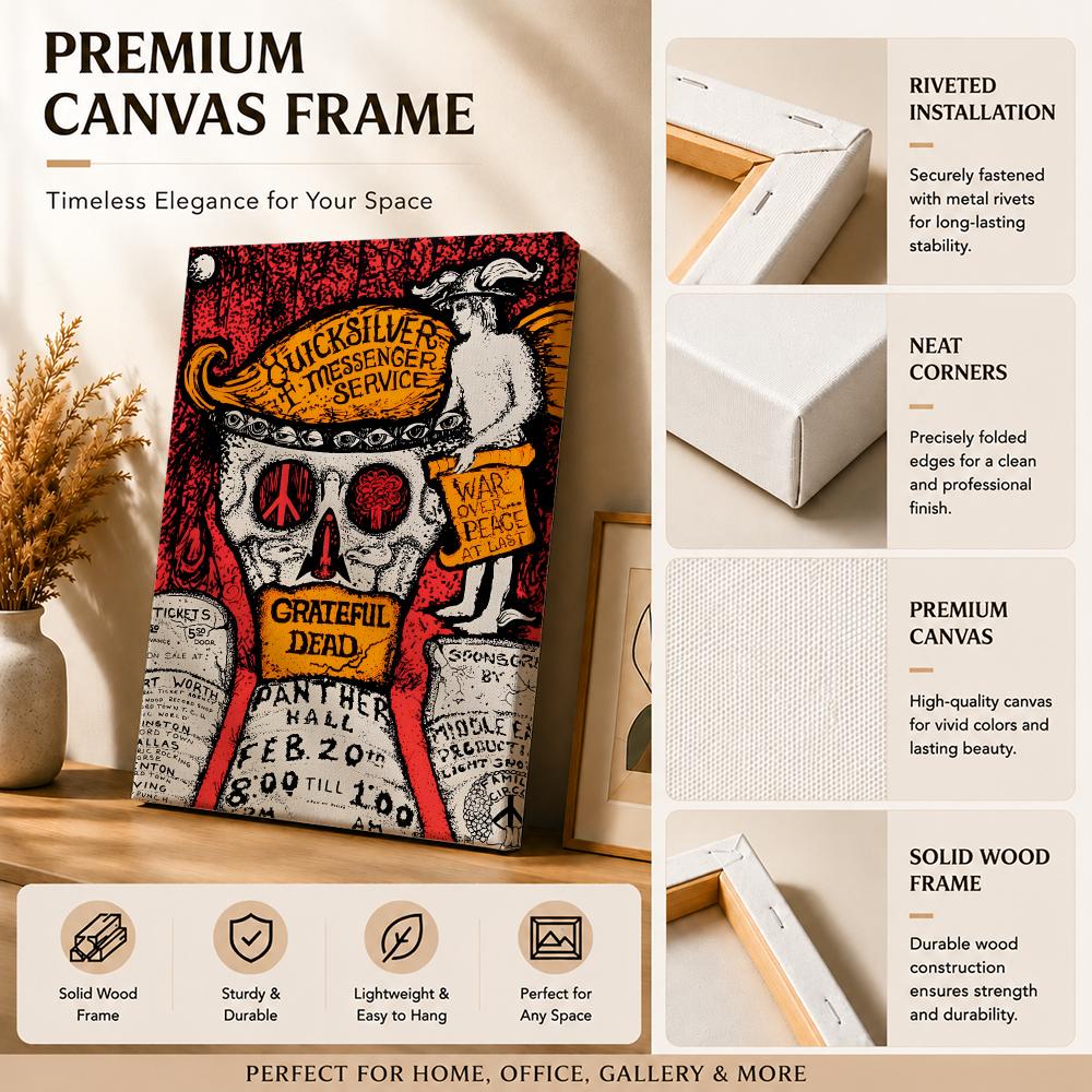 Póster de madera con marco de  - Live Rock reseña y precio
