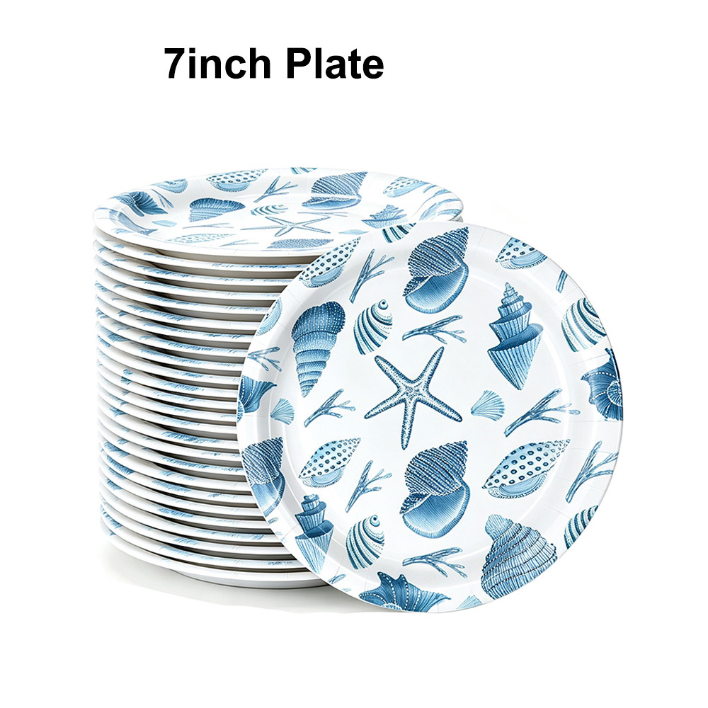 10/30/50 Piezas de Platos y Va - Marine Coral reseña y precio