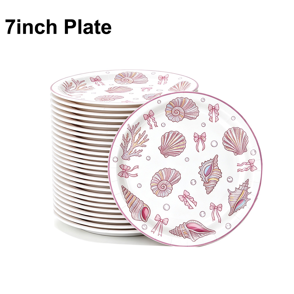 10/30/50 Piezas de Platos y Va - Marine Coral reseña y precio