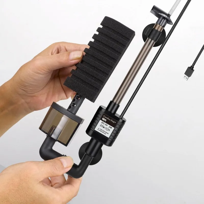 Filtro de acuario silencioso,  - Saltwater Tank reseña y precio