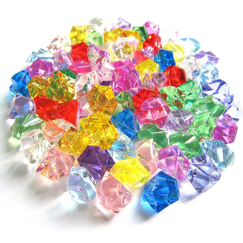 100 Uds piedras acrílicas cubi - Marine Aquarium Cube reseña y precio