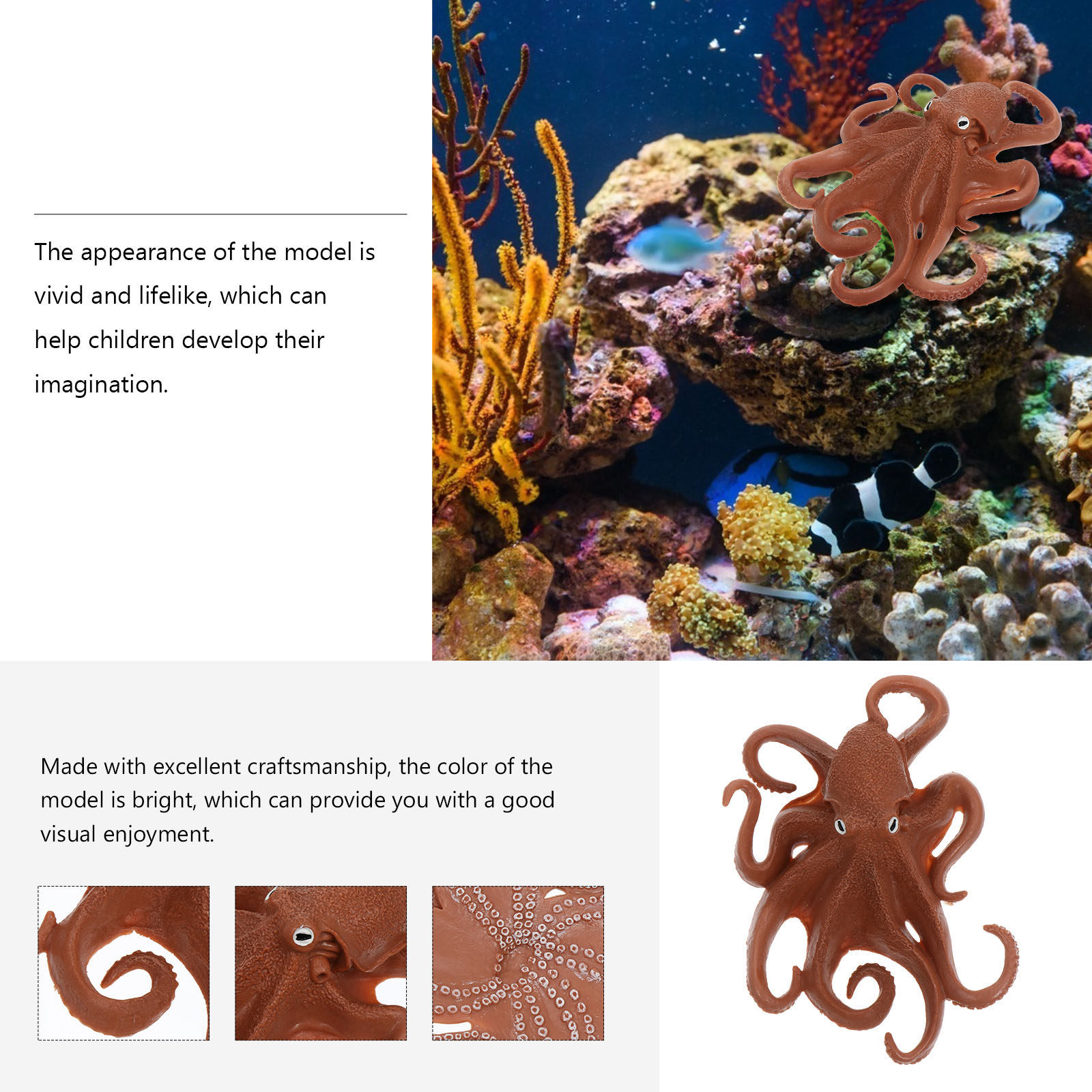 1 unidad. Figura decorativa de - Ocean Aquarium reseña y precio
